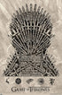 Trends International Game of Thrones - Iron Throne Wall Poster, 14.72" x 22.37", Premium Unframed Version...