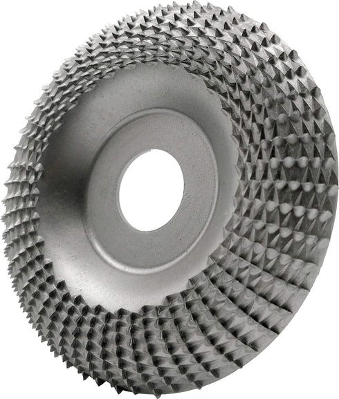 Wood Carving Disc Grinder Shaping Disc 7/8 Inch Bore Wood Tungsten Carbide Grinding Wheel Carving Abrasive Disc for Sanding Carving Shaping (100mm...