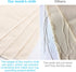 Monks Cloth for Punch Needle Fabric Needlework Fabric for Rug Making (2PCS 26.4x19.6 Inch)...