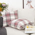 YOUR SMILE Christmas Retro Farmhouse Buffalo Tartan Chequer Plaid Cotton Linen Decorative Throw Pillow Case Cushion Cover Pillowcase for Sofa 18 x...