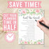 Hadley Designs Hilarious Baby Shower Games for Girls – 25 Double-Sided Cards for 25 Guests, 2 Games, Baby Trivia Baby Shower Game, Find The Guest,...