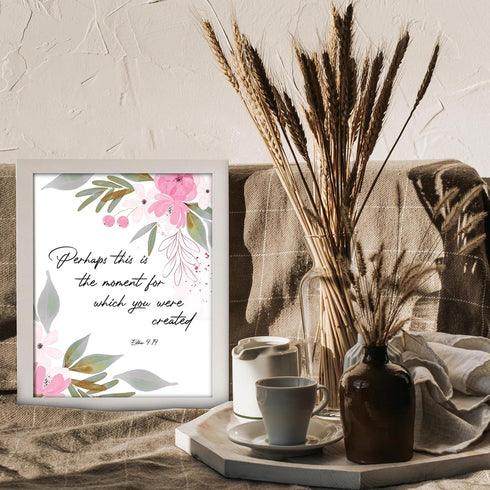 Posterizer 1 pcs-This Is The Moment-Bible verse-Religious Posters-Motivational & Inspirational Art-Gifts for Christians-Gift for Daughter, Son, Ki...