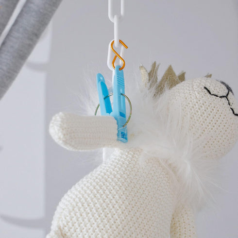Dreambaby Toy Chain Organizer with Clips - Baby Plush Holder - Model L692...