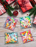 200 Pieces Christmas Treat Bags Clear Self-adhesive Candy Bags Cellophane Plastic Cookie Bags for Party Favors Christmas Decoration (Christmas Tre...