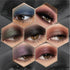 Black Smokey Eyeshadow Makeup Palette, Dark Smoky Eye Shadow Palettes for Halloween Goth Make up Glitter Shimmer Matte Pallets, Midnight Masquerad...