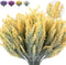 RECUTMS Artificial Lavender Flowers Bouquets 8 Pcs Fake Flowers Shrubs Plants UV Resistant Faux Greenery Branches for DIY Wedding Home Garden Pati...