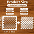 16 pcs Stencils for Crafts Reusable DIY Plastic Stencils Layering Mixed Media Stencils Leopard Scale Trees Ceramic Tile Patterns for Drawing Art F...