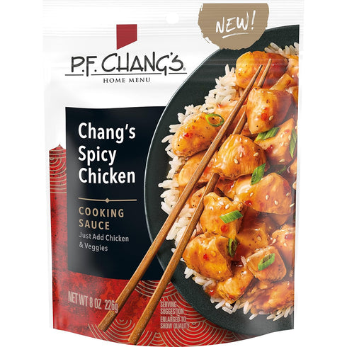 P.F. Chang's Home Menu Chang's Spicy Chicken Cooking Sauce Pouch, 8 oz....