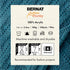Bernat Softee Chunky 3-Pack Yarn, 2.8oz, Super Bulky 6 Gauge -True Grey - Machine Wash & Dry......