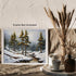 Posterizer 1 pcs-snowy jungle in winter in oil painting style-9-Landscape & Nature Art-Living Room Bedroom Decor- unframed wall art...