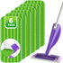 Reusable Mop Pads Compatible with Swiffer Wet Jet, Wet Jet Pads Refills for Swiffer Mop, Microfiber Replacement Pads for Hardwood Floor cleaning, ...