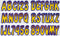 Hardline Products Series 200 Factory Matched 3-Inch Boat & PWC Registration Number Kit, Yellow/Purple - YEPUG200...