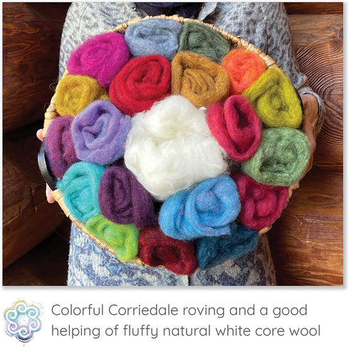 SOAP Felting KIT: Make Your Own Felted Soap. Kit Includes Wool & Written Instructions. Creative Kids Craft, Gift Idea, Bathroom Décor, Natural Exf...