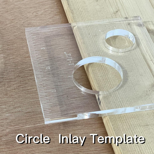 Pack of 4 Circle Inlay Template Set, Router Templates for Woodworking,Router Jig Templates Decorative Templates...