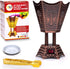 AM Bakhoor Electric Incense Burner - Oud Frankincense Resin Burner 6.5 Inches Tall (Hexagon) (Copper)...