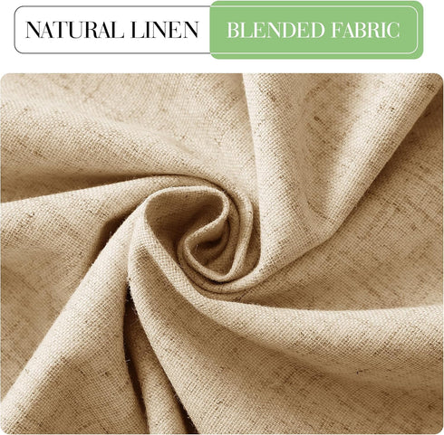 KGORGE Classroom Door Window Curtain, 100% Blackout Total Privacy Linen Blended French Door Curtain Effortless Self-Ahensive Door Window Blinds fo...