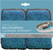Dual-Sided Sponges, 6 Pack, White, 4 Count...