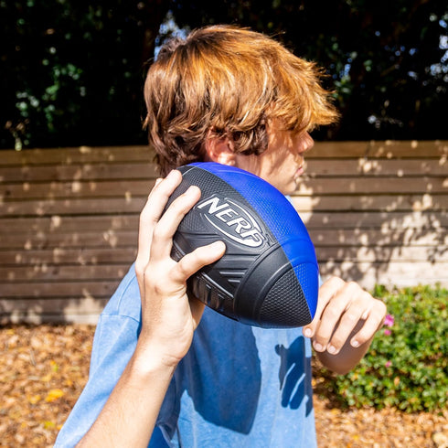 NERF Kids Foam Football - Pro Grip Youth Soft Foam Ball - Indoor + Outdoor Football for Kids - Small NERF Foam Football - 9" Inch Youth Sized Foot...