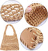 1 Piece Small Delicate Women Straw Shoulder Bag Handmade Woven Beach Shoulder Bags Hobo Tote Handbag Purse for Ladies Summer Party Shopping...