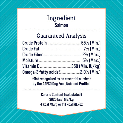 Stewart Freeze Dried Dog Treats, Wild Salmon, 2.75 oz Grain Free & Gluten Free, Resealable Pouch, Single Ingredient, Training Treat in Beef Liver,...