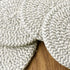Stylish Braided Corded Coaster, Set of 4 (4" Round, Gray)...
