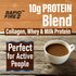 RAPID FIRE Protein Coffee, Original Blend, Keto Friendly, 10g of Protein with Collagen, Vitamins and Minerals, 12 Single Serve K-Cups, May Boost M...