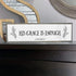 Christian Wall Art - His Grace Is Enough Wall Décor – Beautiful Bible Verse Modern Farmhouse Wall Art – Wood and Metal His Grace Is Enough Door Si...