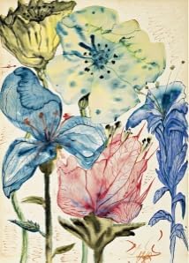 Fleurs Rice Paper, 11.5 x 16 inch - for Decoupage Furniture Crafts...