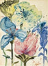 Fleurs Rice Paper, 11.5 x 16 inch - for Decoupage Furniture Crafts...