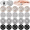 PAGOW 20Pcs AB 4 Styles Rhinestone Buttons Crystal Embellishments Sew on Clothing Buttons...