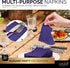 Dinner Napkins Disposable Guest Towels, Purple Beverage Napkins Soft and Absorbent Paper Napkins Dinner Size for Party, Wedding, 8” x 4.5” 2 Ply P...