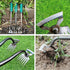 Gardening Hand Weeder Tools, New Weeding Artifact Uprooting Weeding Tool with Handle, 5 Teethes Durable Manganese Steel Weed Puller Tool for Veget...