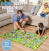 ToyVelt Kids Car Rug Playmat - Large 60” x 32” Road Traffic Carpet for Kids Ages 3–12 - Educational City Play Mat Made of Soft Polyester with Skid...