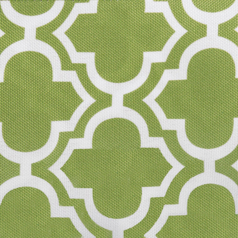 DII Green Lattice Outdoor Tabletop, Collection Stain Resistant & Waterproof, 60" Round w/Zipper, Green...