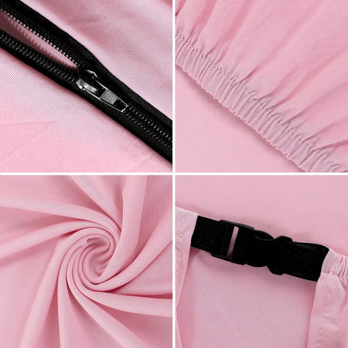 SARAFLORA Gaming Chair Covers Stretch Washable Computer Chair Slipcovers for Armchair, Swivel Chair, Gaming Chair,Computer boss Chair (Pink, X-Lar...