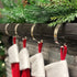 Haute Decor The Original MantleClip Stocking Holder, 4 Pack (Silver) Hang Christmas Stockings, Lights, Garland securely from Fireplace mantels and...