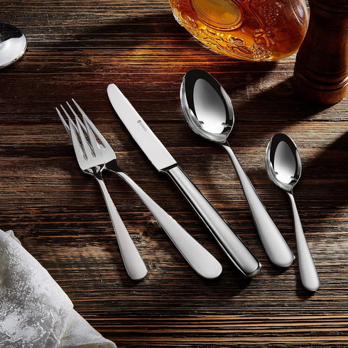 KEAWELL Premium Louise Spoons Set, Set of 4, 18/10 Stainless Steel, Exceptional mirror finish, Dishwasher Safe (7.7" Dinner Spoon)...
