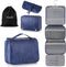 Elviros Toiletry Bag Hanging Travel Organizer for Men and Women, 3 in 1 Multifunctional Large Makeup Cosmetic Case for Toiletries Accessories, Wat...