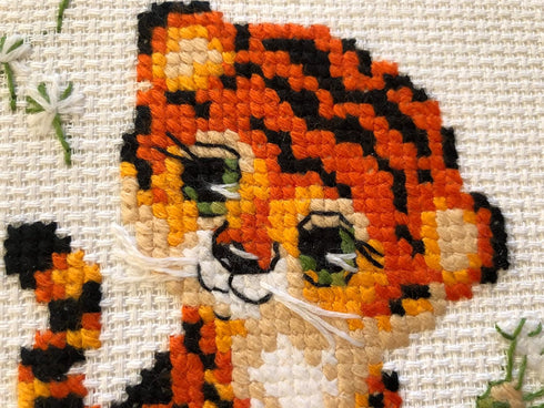 Riolis Counted Cross Stitch Baby Tiger, Multicolor...