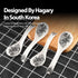 Dragon Ceramic Spoon Soup Spoons Asian Soup Spoon Chinese Korean Japanese Ramen Pho Miso Spoons Set of 4 with Hole 6.2 Inch...