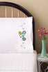Tobin Stamped Pillowcases, Bicycle, 20" x 30" Embroidery Kit, white...