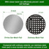 D'vine Dev Pack of 50 Stainless Steel Drainage Mesh, 2 Inch Round Drainage Hole Strainer for Keep Soil from Flowing Away, Anti-Corrosion and Breat...
