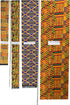 Decora Apparel African Clothes for Men Cotton Scarf, Graduation Stole, African Head Scarf Kente Fabric...