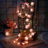 Cherry Blossom Flower String Light, 40 LED 13FT Pink Sakura Fairy Lights Christmas Decorative Lights Battery Powered Novelty Light for Girls Bedro...