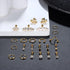YADOCA 24PCS 16G Cartilage Earring for Women Men Surgical Steel Cartilage Stud Earring Hoop Set Lip Rings CZ Opal Hypollergenic Screw Back Earring...
