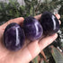 Polished Stone Egg for Easter Day, Palm/Pocket/Worry Enegry Healing Crystal Display Sphere Figurine Fengshui, Amethyst 1.8" x 1.3"...