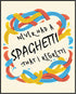 Posterizer 1 pcs-Funny Colorful Kitchen Print, Spaghetti Regretti-Kitchen & Bar Art-GIft for Men Women Teens-Art for Cafe, Restaurant, Coffee Bar ...