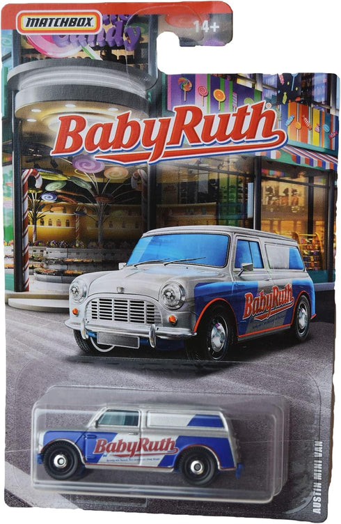 Matchbox Candy Themed die cast (Austin Mini Van, Silver)...