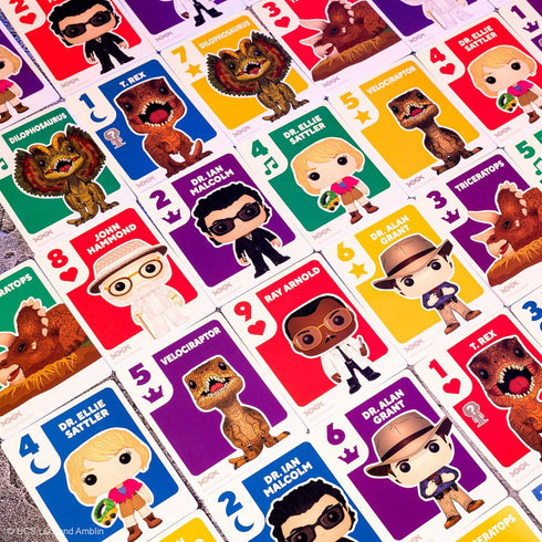 Funko Something Wild! Jurassic Park with T. rex Pocket Pop! Card Game for 2-4 Players Ages 6 and Up...