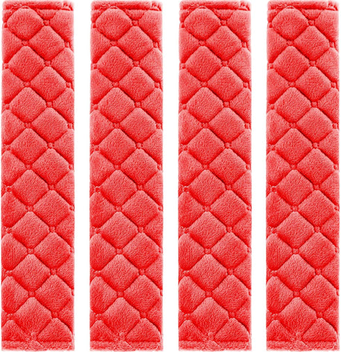 Tatuo 4 Pack Seat Belt Cover Extra Long Seat Belt Pads for Car Soft Comfort Shoulder Strap Covers Harness Pads Helps Protect Your Neck and Shoulde...